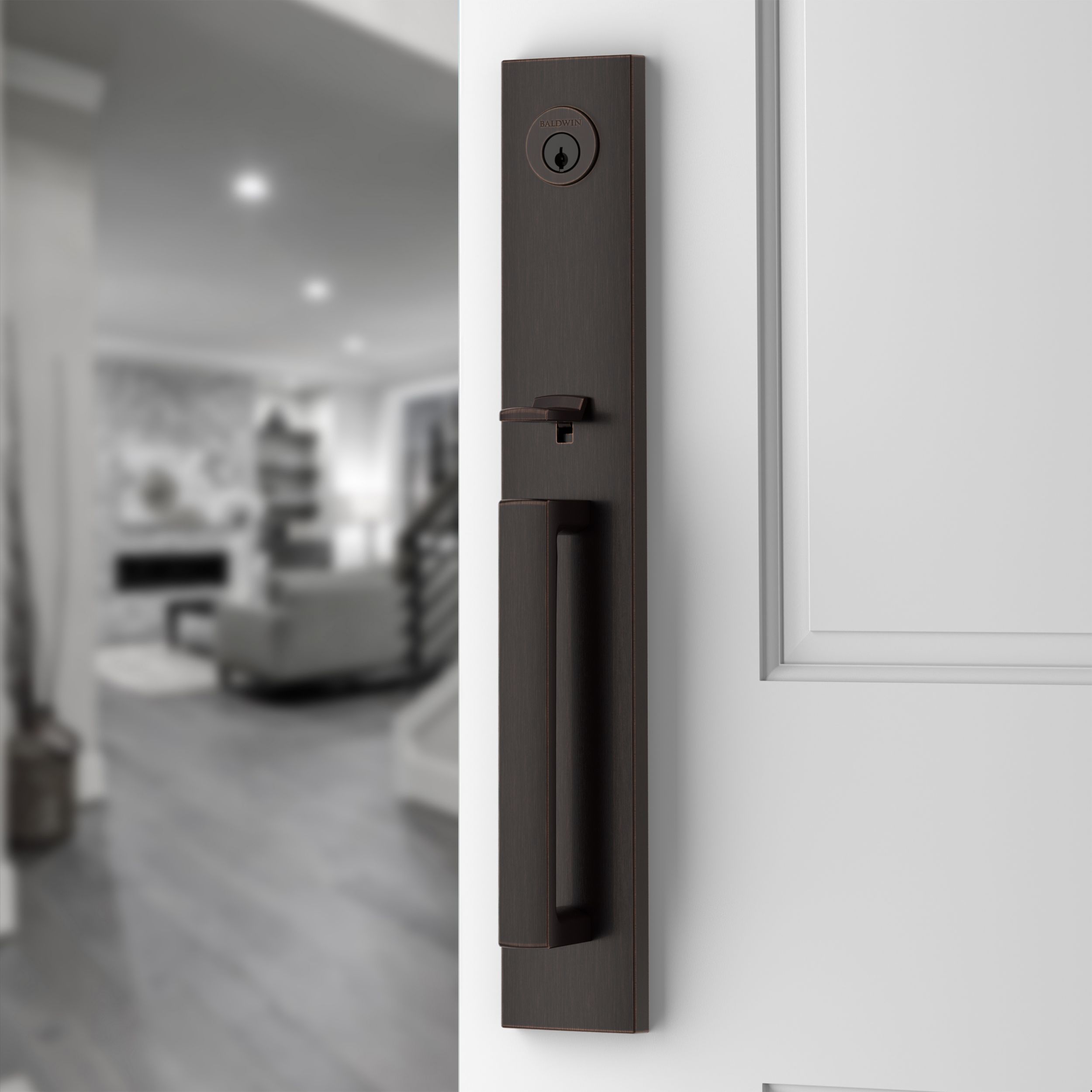 Santa Cruz Handleset x Square Lever - Venetian Bronze | Baldwin