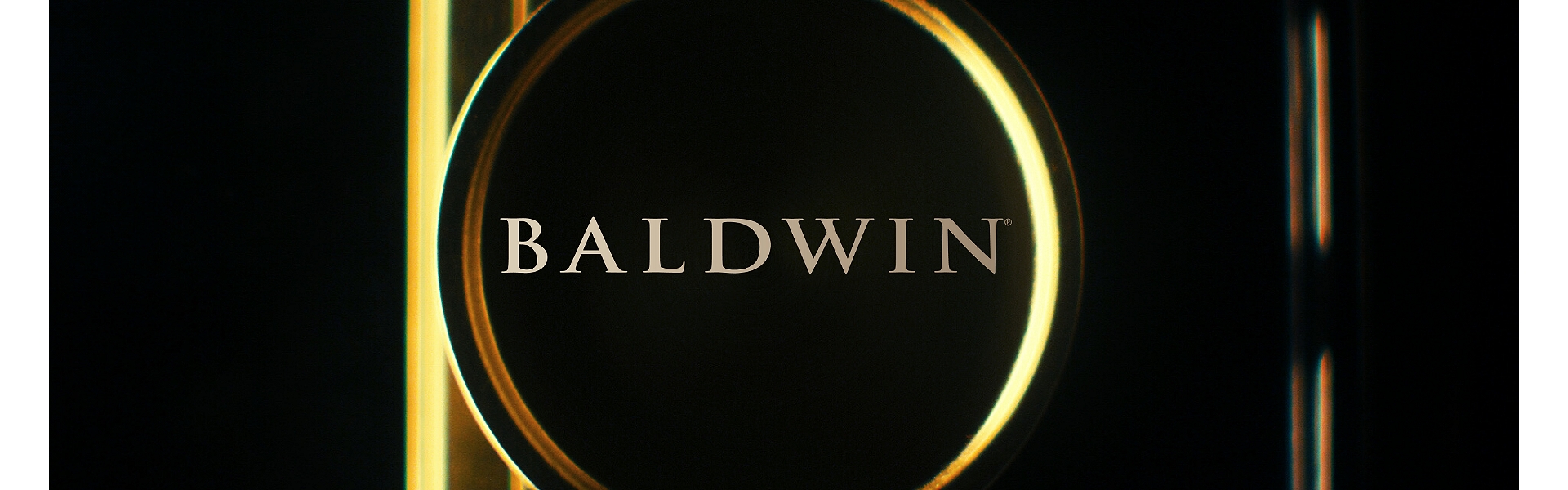 Baldwin logo in a background