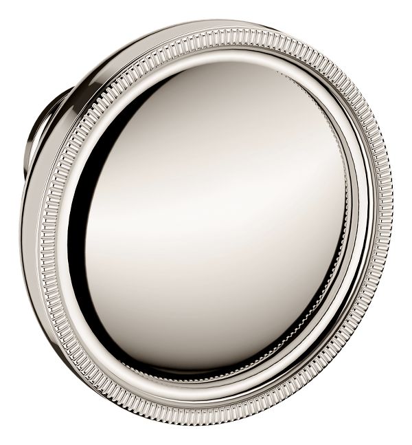 K013 Coined Tulip Knob - Lifetime (PVD) Polished Nickel | Baldwin