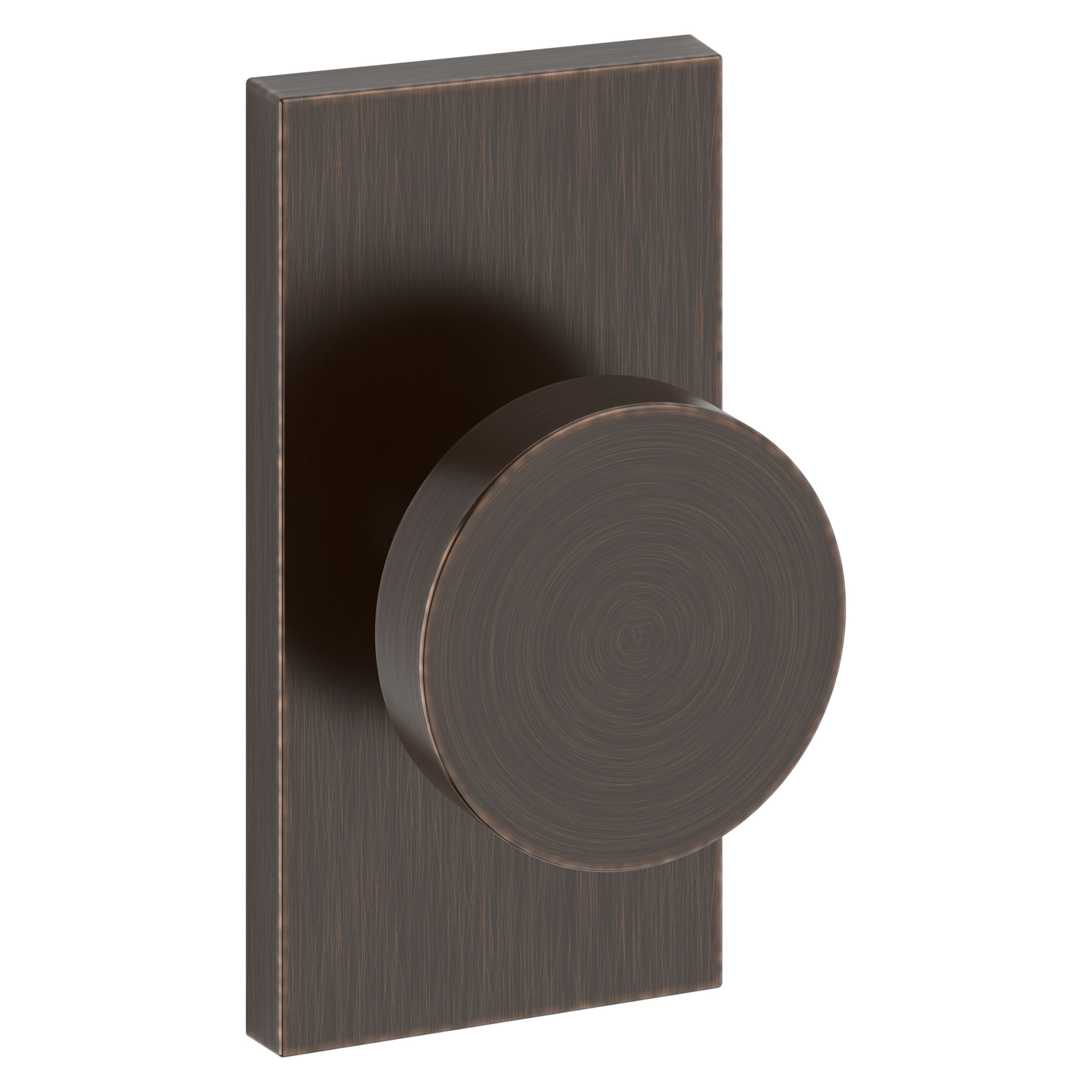 Contemporary Knob & 5" Rose- Passage