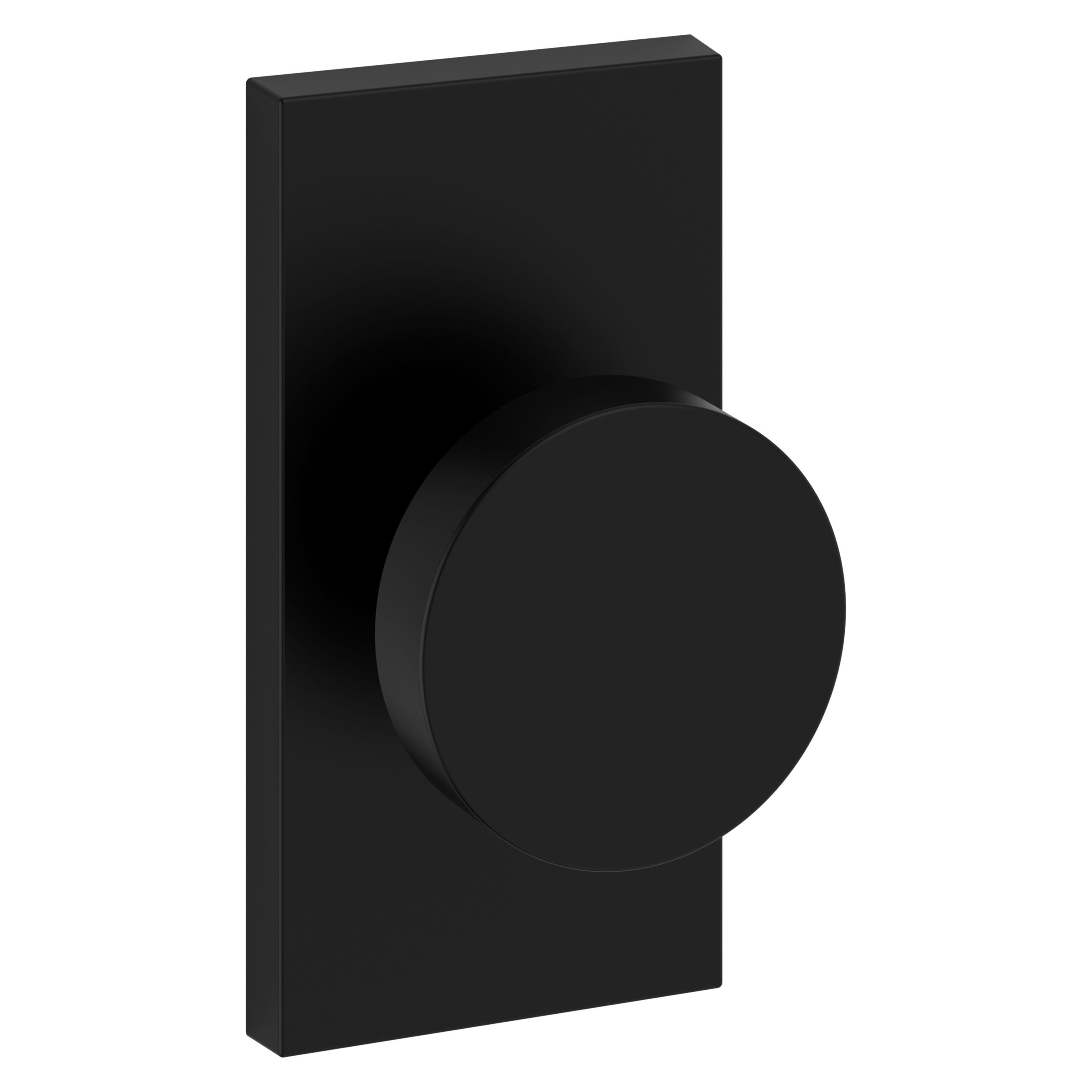 Contemporary Knob & 5" Rose- Passage