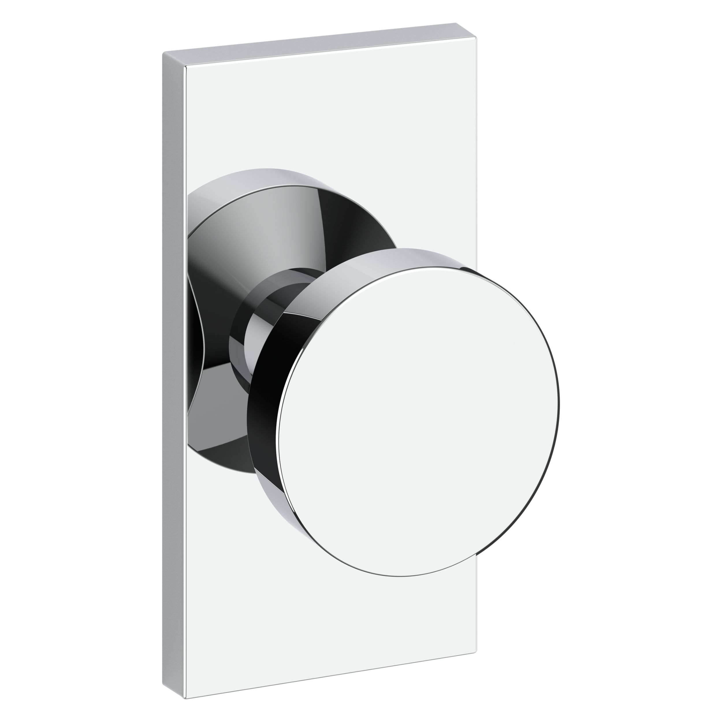 Contemporary Knob & 5" Rose- Passage