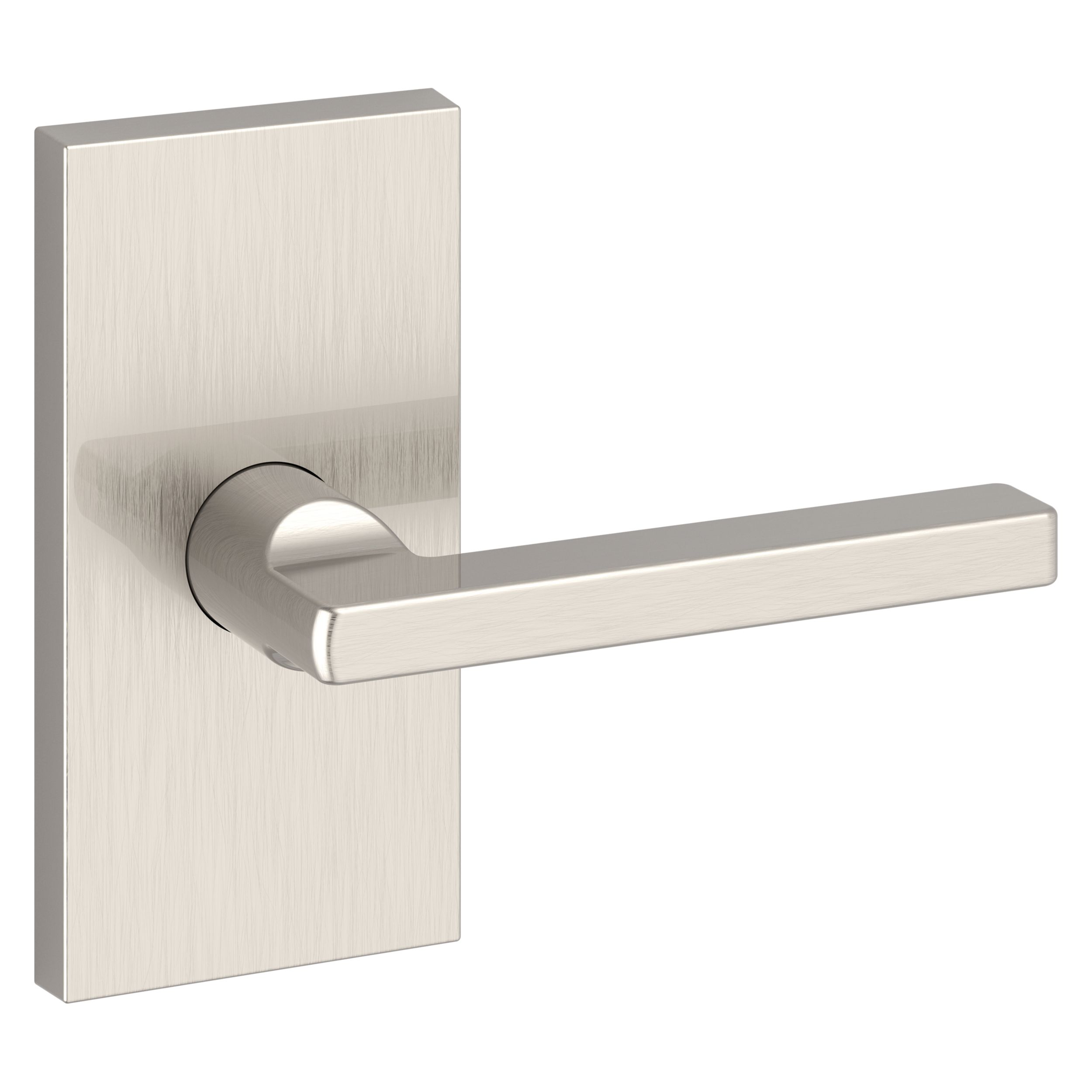 Square Lever & Contemporary 5" Rose- Passage