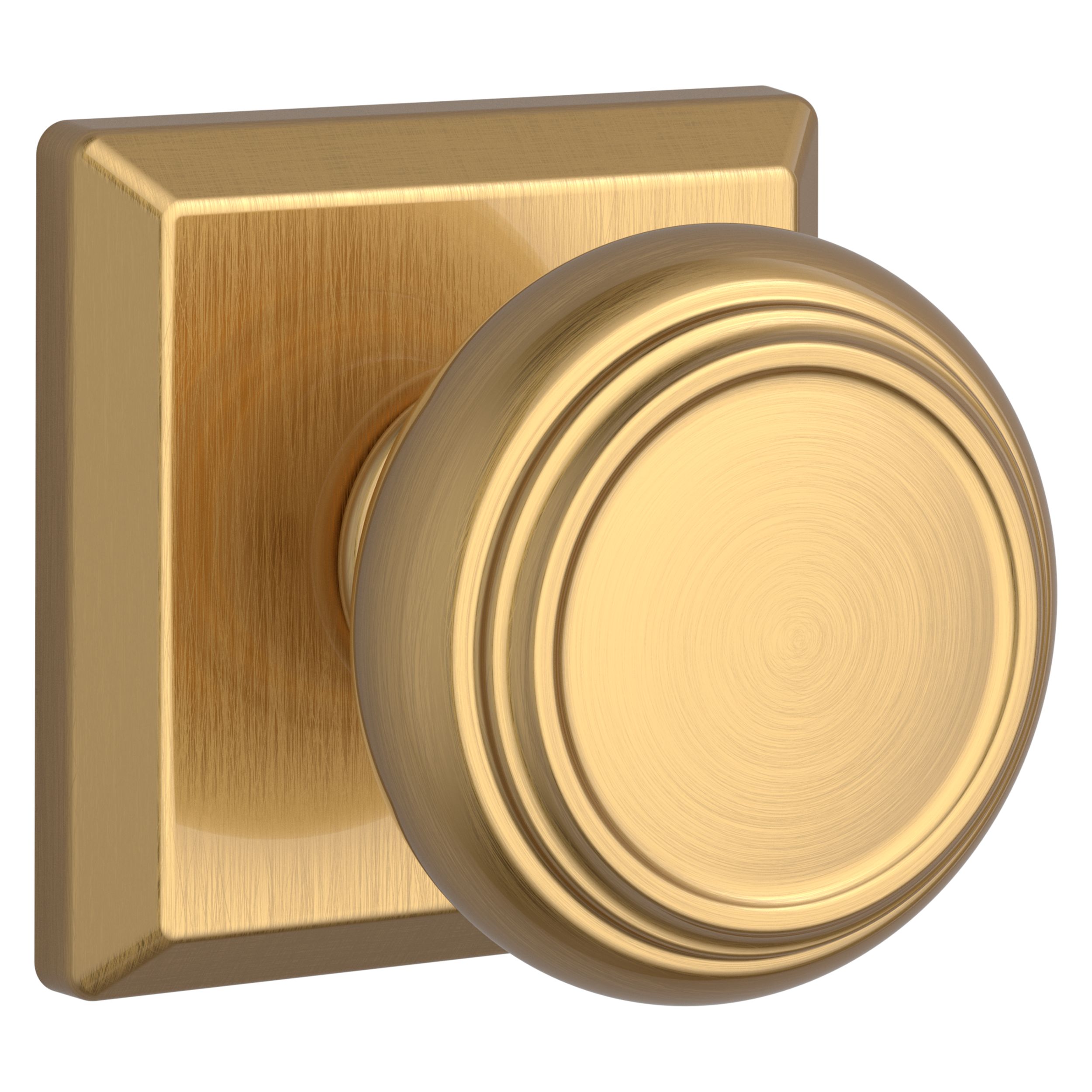 Traditional Knob & Square Rose- Passage