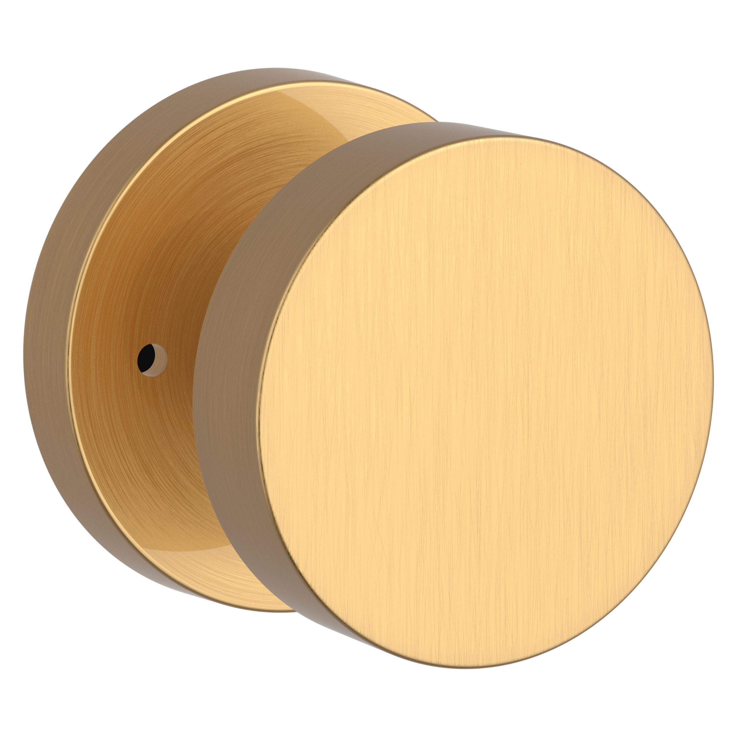 Contemporary Knob & Round Rose- Privacy