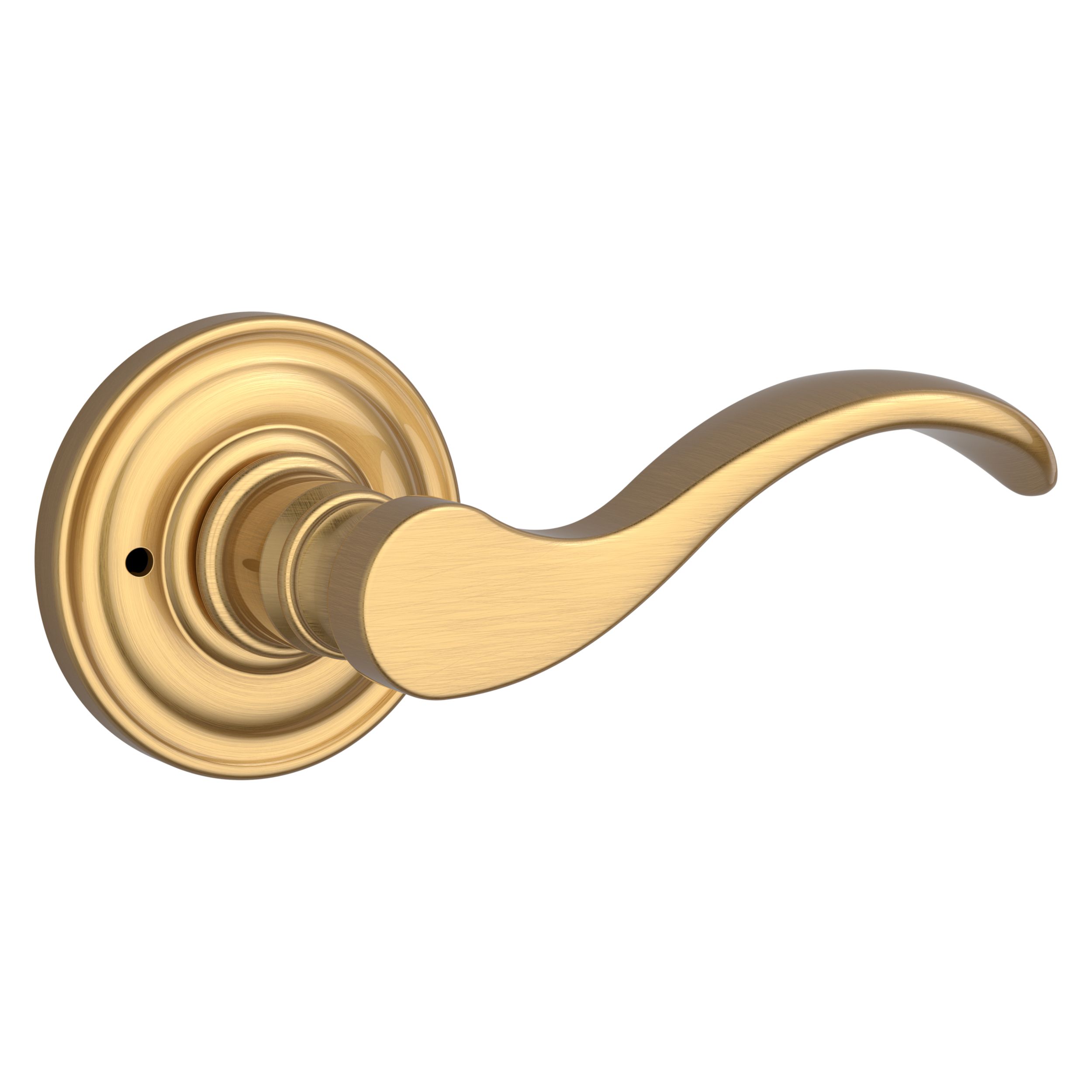 Curve Lever & Traditional Round Rose- Privacy