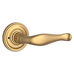 Decorative Lever & Traditional Round Rose- Privacy