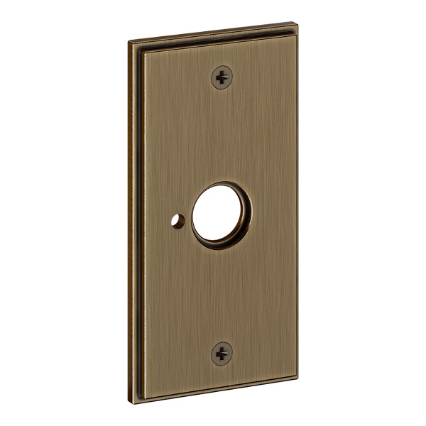 R053 Hollywood Hills Rose- Privacy - Satin Brass & Black | Baldwin
