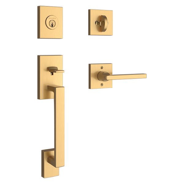 La Jolla Handleset x Square Lever- Square Interior - Lifetime (PVD